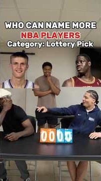 Name as many NBA players as you can!