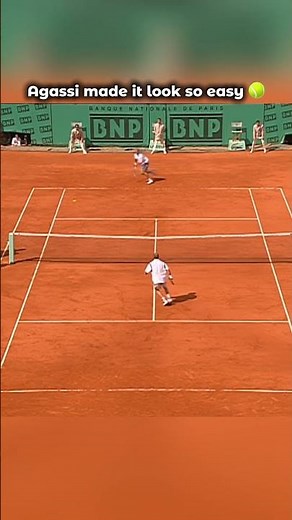 A Roland Garros champion — Andre Agassi 🏆🇺🇸 #rolandgarros #tennis #sports #AndreAgassi