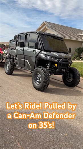Let’s Ride! #canamdefender #defender #canam #workhorse #portals #sxson35s #dadgoals #dadlifematters
