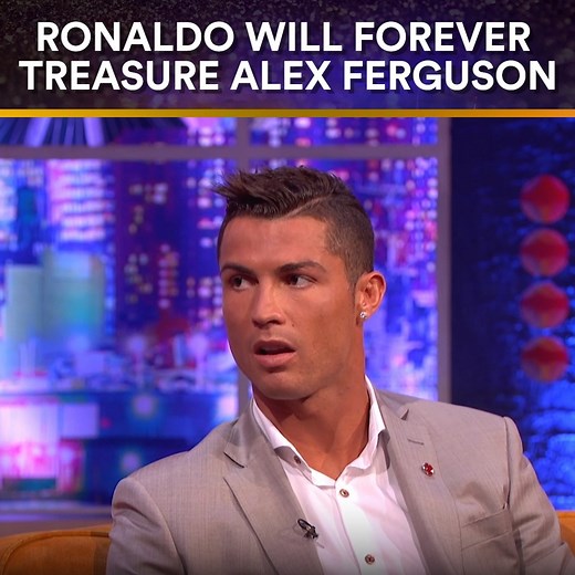 Sir Alex Ferguson has always been there for Cristiano Ronaldo ❤️ | The Jonathan Ross Show