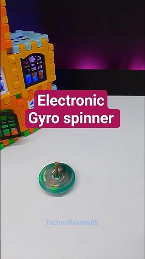 Diy electronic gyro spinner with motion sensor #technoreview85