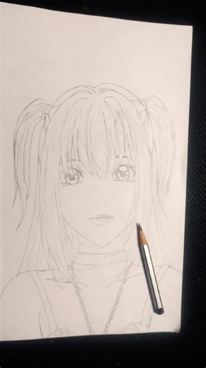 I Drew Misa Amane in 15 Seconds! 😈✍️ #DeathNote #Shorts