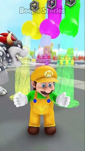 Mario’s Color Match Mistake?! 😱 | Color Matching Challenge Part 2 #Funny #MarioChallenge