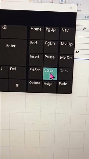 How to off scroll lock in #Microsoft #Excel