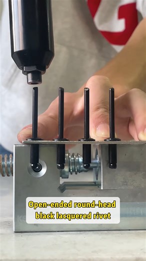 kseet.rivet.factory on Instagram: "Open-ended round-headblack lacquered rivet #fyp #rivetingtools #rivetgun #rivettool #blindrivet #pneumatictools #odm #oem #rivetfactory #serverchassis"