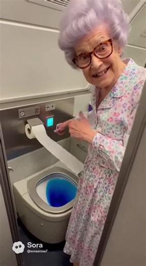 Grandma's Journey on a Plane