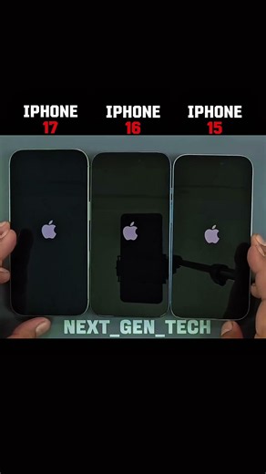 💀 iPhone 15 vs iPhone 16 vs iPhone 17 Boot-Up Speed Test | Which iPhone Boots the Fastest? ⚡