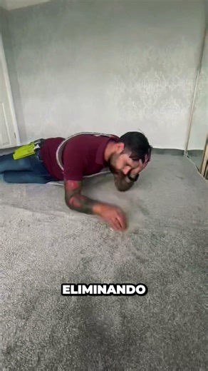 Herramienta para colocar alfombras correctamente en el suelo 🤯