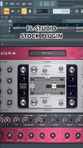 Sakura Cello Sound | Stock Plugins in FL Studio #flstudio #producer #music