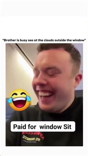 Paid for window sit #humour #avion #siege #hublot #paid