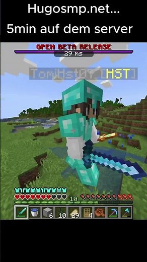 hugosmp mehr wie rust smp... #minecraft #hugosmp #pvp #letshugo