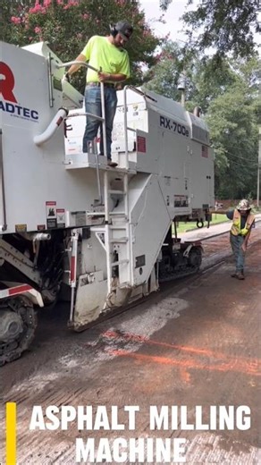 Asphalt milling machine #shorts #machine #facts