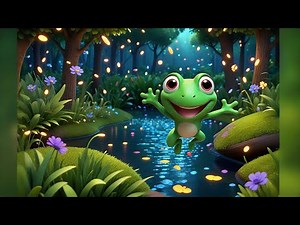 Three Baby Frogs Learn A B C | ABC Alphabet Song for Kids | Nursery Rhymes and Toddler Learning