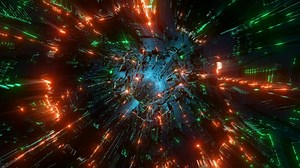 Technology Infinity Tunnel Animation