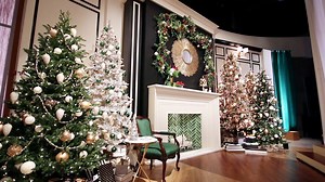 Celebrating the holidays all week on my show. My art department really went above and beyond for this year's holiday set! Check it out. | STEVE on Watch