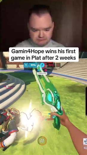 Gaming for Hope for the time is now it has come for gaming for Hope has finally won his first game in platinum rank after two weeks of being off and not being able to win a singular game in the golden rank. Now that he has won his first game here is time for him to take a break to do some DoorDash orders and then he will come back again later tomorrow morning in the morning to do some more of the platinum gaming for gaming for Hope and win his second game. #gamin4hope #ow #flickbaitz