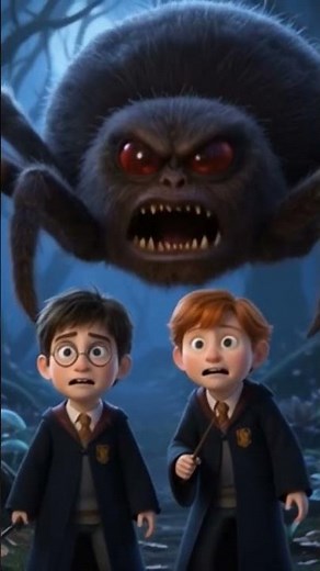 Harry & Ron Meet Aragog 🕷️ The Forbidden Forest Secrets | Animated Short