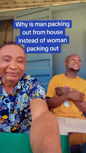 Why is man packing out from house instead of woman packing out #women #viral_video #story
