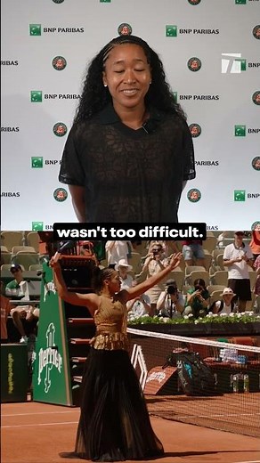 Naomi Osaka explains the inspiration behind her bold match kit. #rolandgarros #tennis #naomiosaka