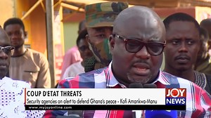 42K views · 826 reactions | Coup d'etat threats: Security agencies on alert to defend Ghana's peace - Deputy Defence Minister, Kofi Amankwa-Manu. #AMShow | JoyNews | Facebook