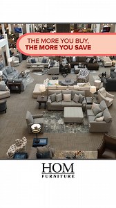 Get up to an extra 15% off sale prices during the Spring Sale at HOM! #NoPlaceLikeHOM | HOM Furniture