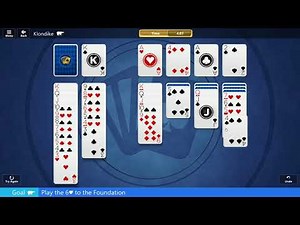 ᐈ KLONDIKE SOLITAIRE - 10 Apr, 2019 - MS Solitaire Collection (Play the 6 hearts to the foundation)