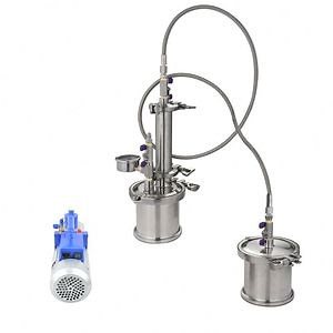 [Hot Item] Extractor de medicina herbal de aceite de butano activo en columna cerrada estándar Subzero