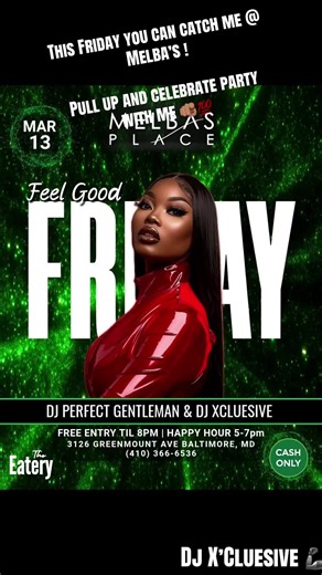 This Friday meet me at Melba’s place 🫵🏽💯