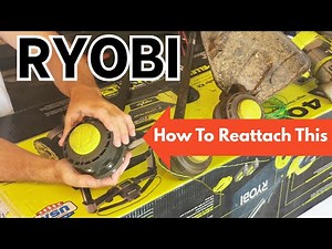 How To Reattach The Head On A Ryobi Expandit 40V Weed Wacker - Grass Trimmer (Fix It Fast & Easy!)