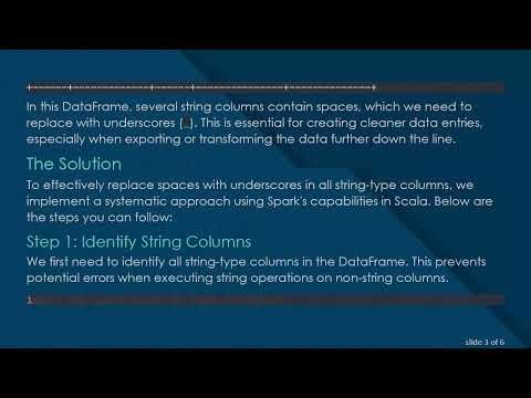 Efficiently Remove Spaces from DataFrame Columns in Spark