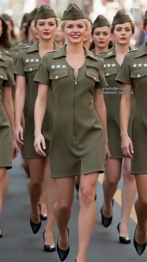 #2 Female Army Fashion #military #army #parade #beautiful #beauty