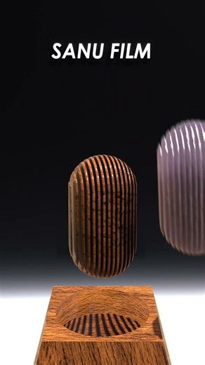 Perfect Fit Wooden Physics Simulation in Blender #funny #blender #shorts #3d