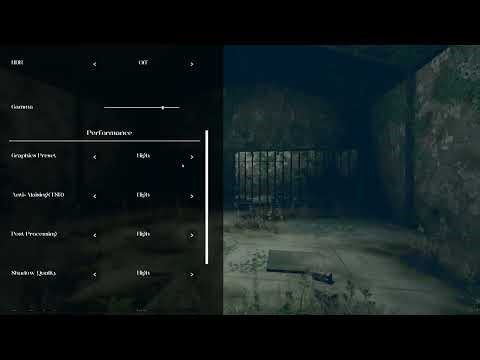 Adventure Game Project | Graphics Settings with Realtime Preview