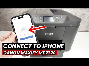 Canon MAXIFY MB2720 : Wifi Setup With iPhone