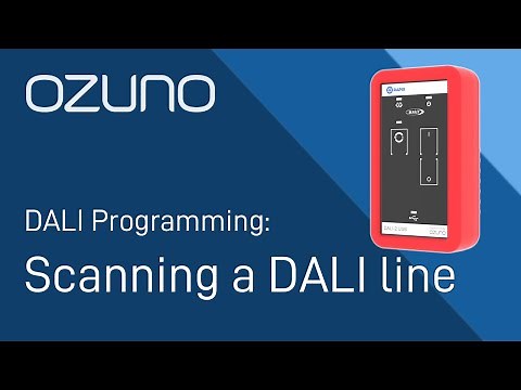 DALI Programming: Scanning a DALI line