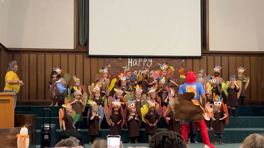 The Turkey Dance Freeze, performed by “The Kids” Brandon Baptist Chuch. Day Care. | George Kendrick