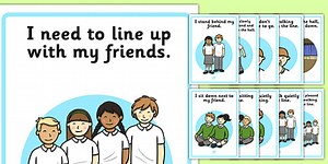 Lining Up Social Situation Posters