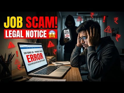 Data Entry Job Scam | Legal Notice Trap Explained! | Work From Home Scam | Fake Job Scam in India