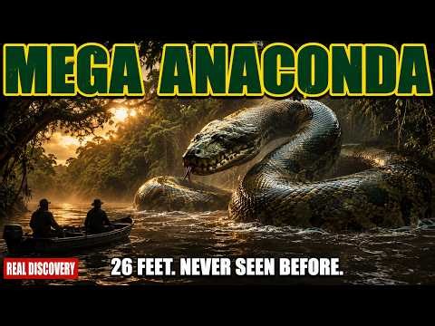 Mega Anaconda Found in the Amazon (26 Feet, Never Before Seen)