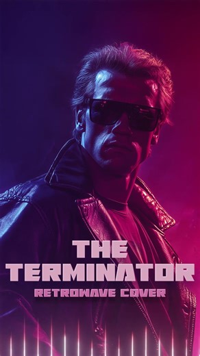 The Terminator - Main Theme | Retrowave cover 🎧 #retrowave #synthwave #music #terminator #cover