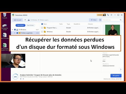 Comment récupérer les données perdues d'un disque dur formaté sous Windows