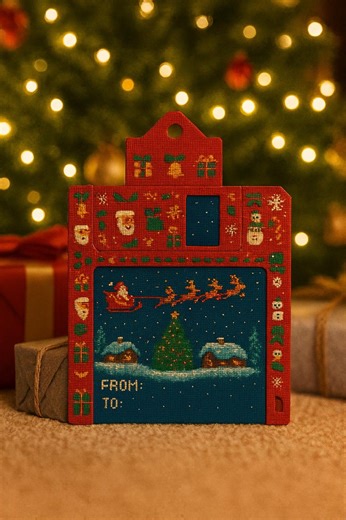 Retro Christmas Gift Tags, Floppy Disk Pixel Art (digital Download) - Etsy Australia