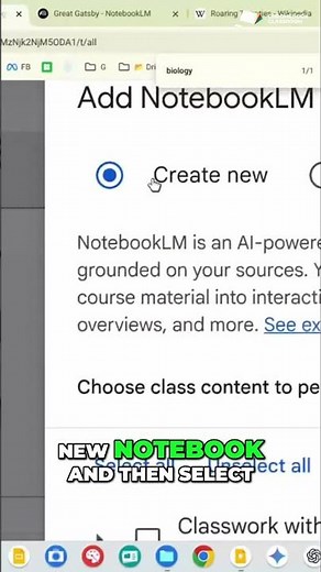 #GoogleClassroom is now connected with #NotebookLM!