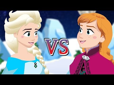 Elsa vs Anna - BATALLAS DE RAP DE PRINCESAS ANIMADAS
