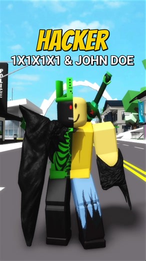 COMBINE 1X1X1X1 & JOHN DOE In Brookhaven #roblox #brookhaven