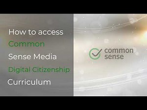 How to Access Common Sense Media Curriculum