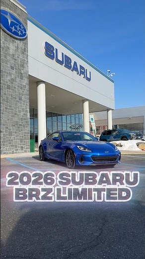 2026 Subaru BRZ Limited!