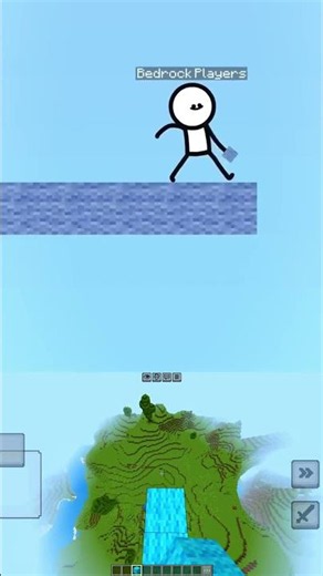 Minecraft Java vs Bedrock Meme! 🤣 (Once Again) #shorts #memes