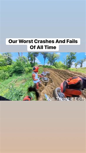 25K views · 349 reactions | Our Worst Crashes And Fails Of All Time #dirtbike #Motocross fail #fblifestyle | Full Throttle Edits | Facebook