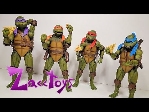 Neca Toys Ultimate Teenage Mutant Ninja Turtles II Secret of the Ooze 2 Packs Action Figure Review!